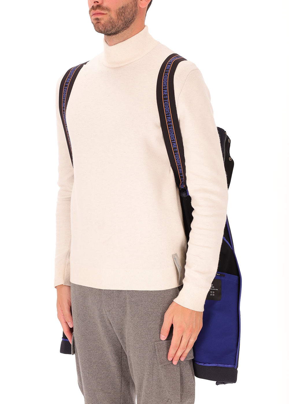 Short Jacket Hooded Cruise in Stretch Technical Fabric