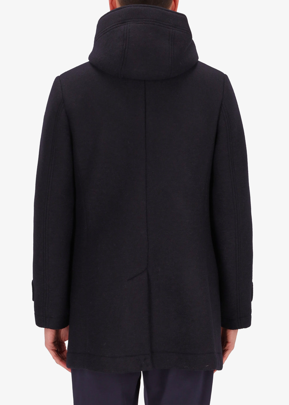 Bonded Stretch Boiled Wool Parka Carlos