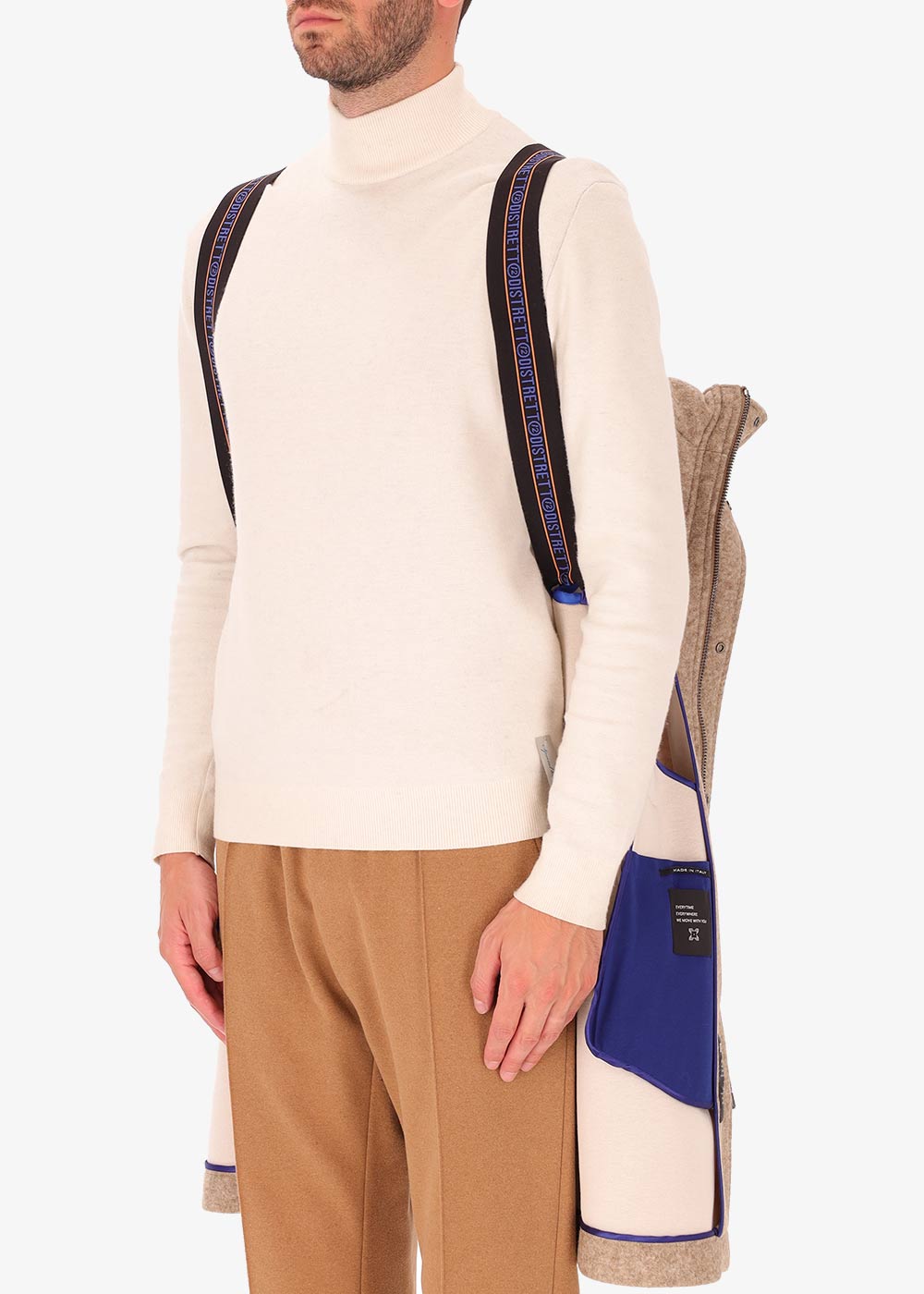 Bonded Stretch Boiled Wool Parka Carlos