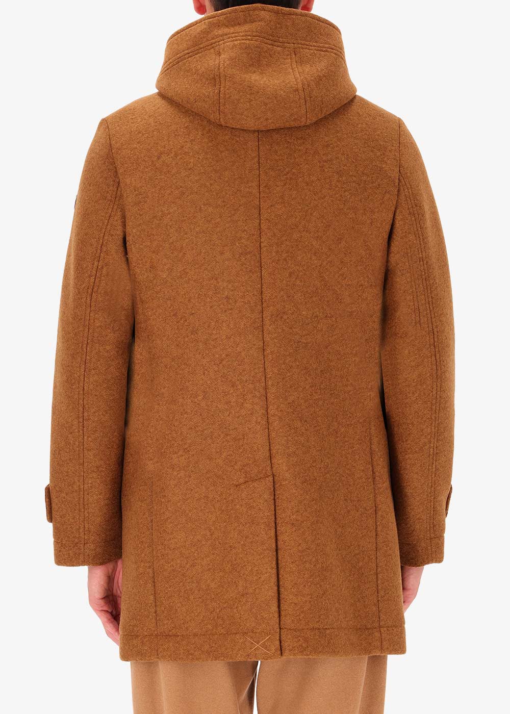 Bonded Stretch Boiled Wool Parka Carlos