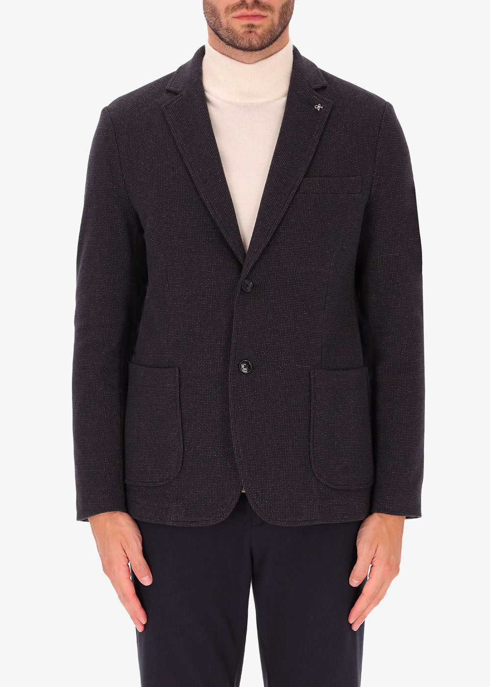 Jacke Clou' mit Bouclé-Effekt aus Stretch-Stoff