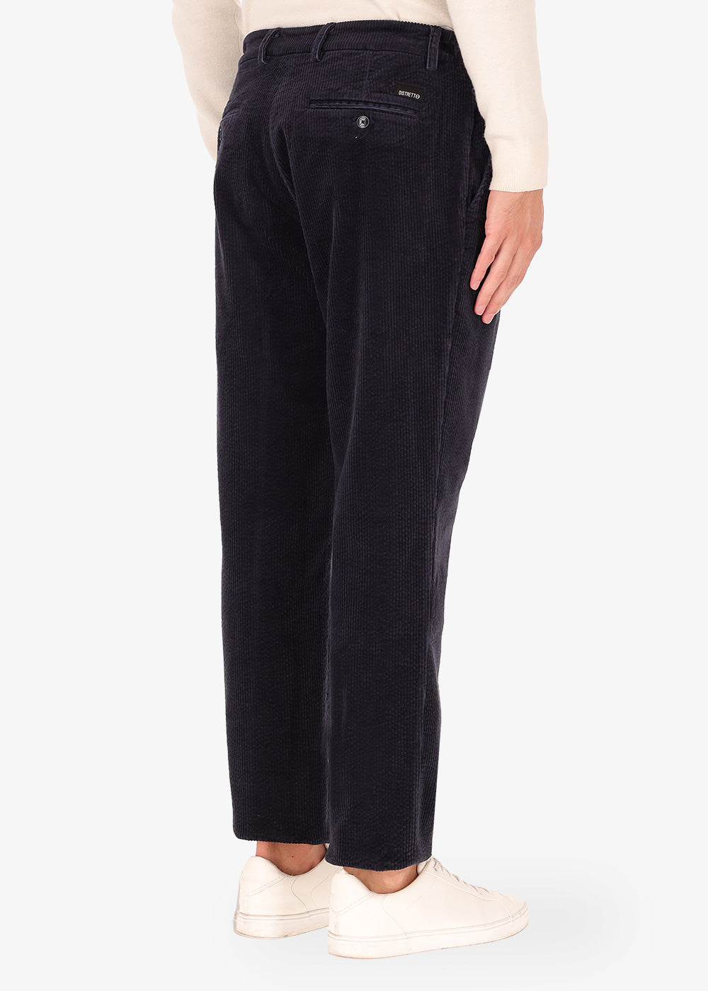 34" Stretch Samt plissiert mit Pinces Hose Langa