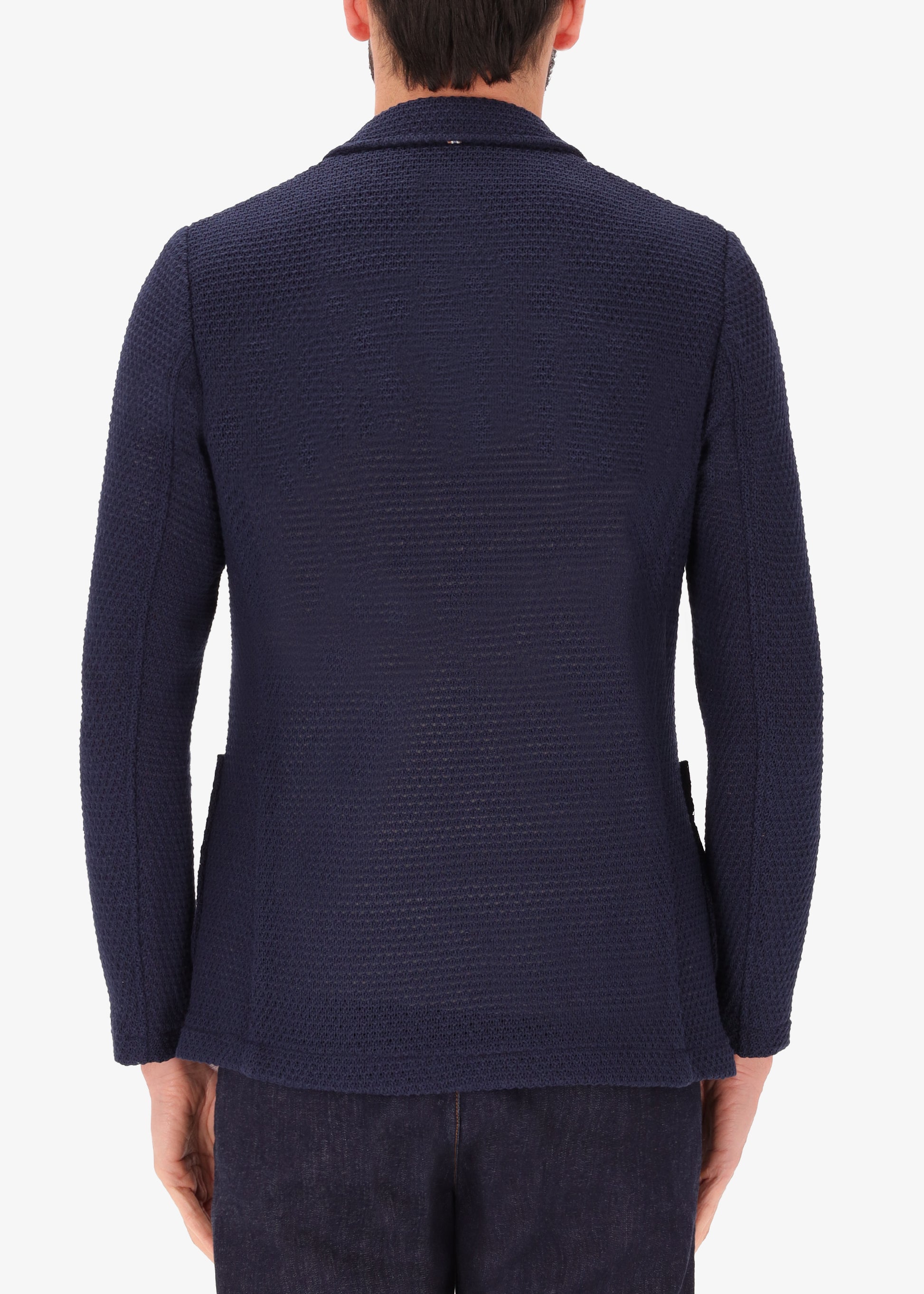 Pit-Jacke aus Baumwollmischstretchstrick