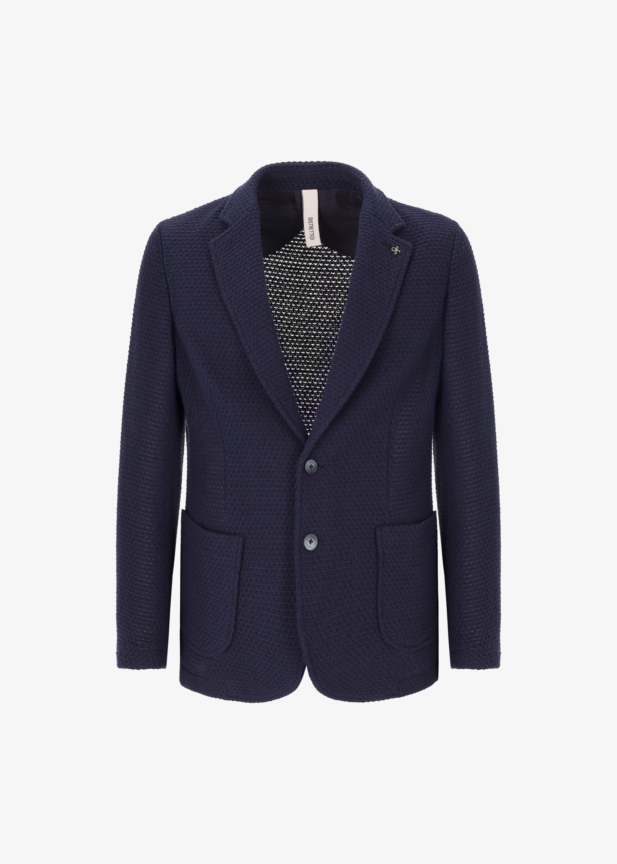 Giacca Pit in Maglia Misto Cotone Stretch