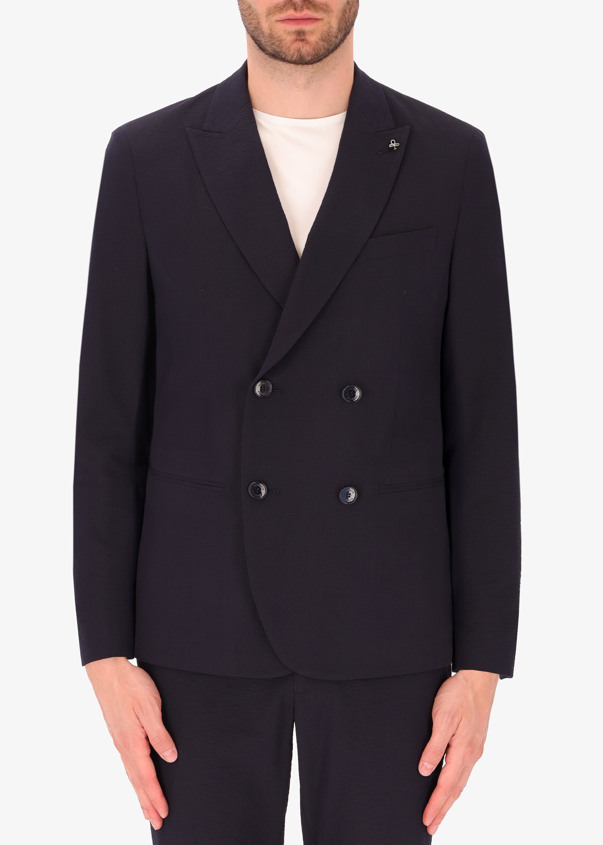 Striped Textured Double-Breasted Tailoring Jacket Arezzo - Capsule Tailor-Tech