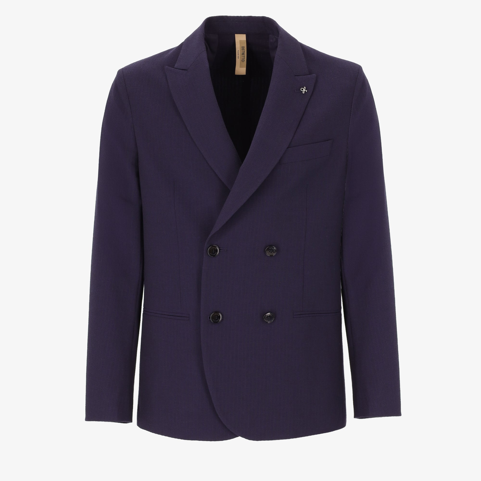 Giacca Firenze Semi Sartoriale Doppiopetto in Tessuto a Righe - Capsule Tailor-Tech