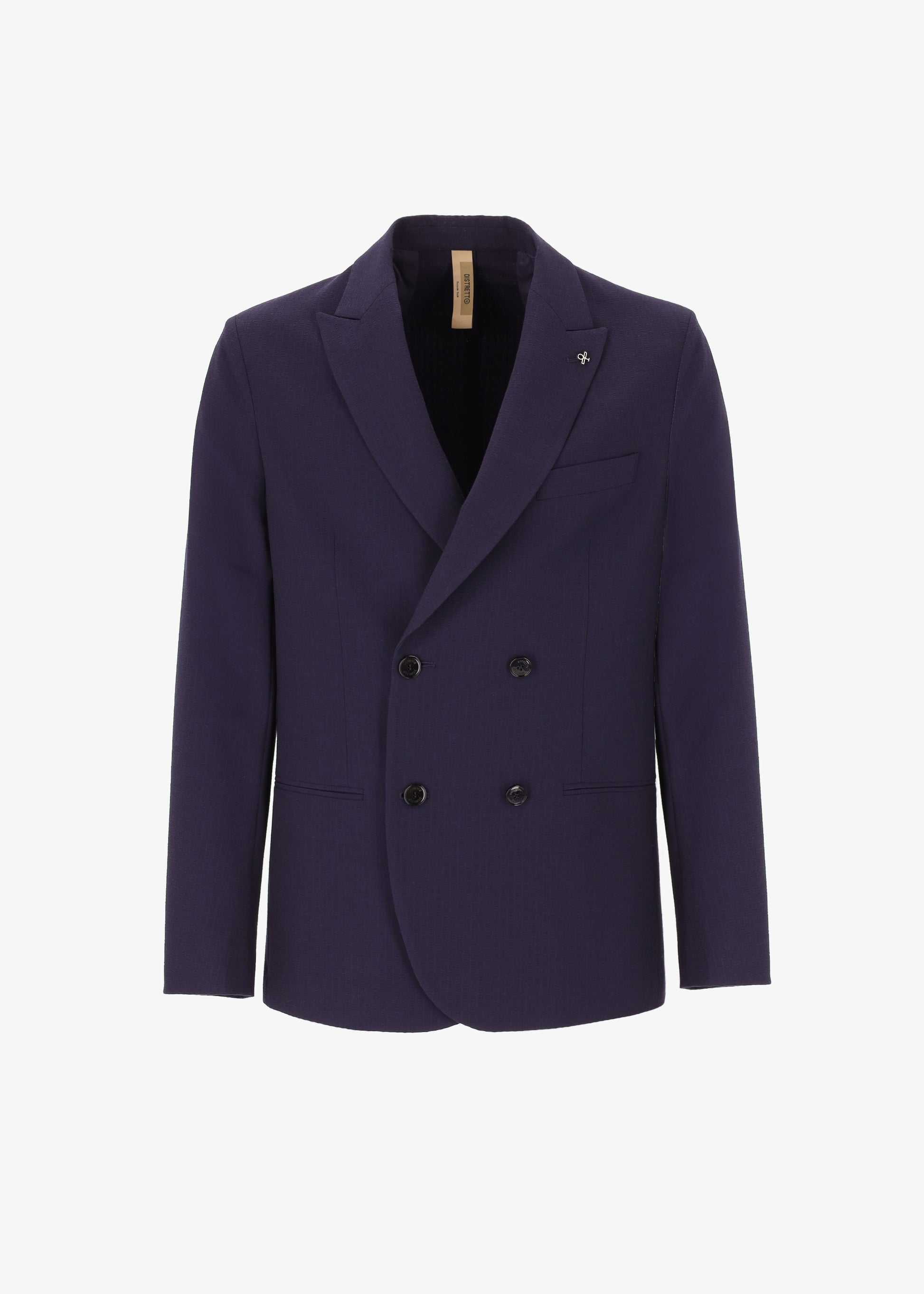 Giacca Firenze Semi Sartoriale Doppiopetto in Tessuto a Righe - Capsule Tailor-Tech