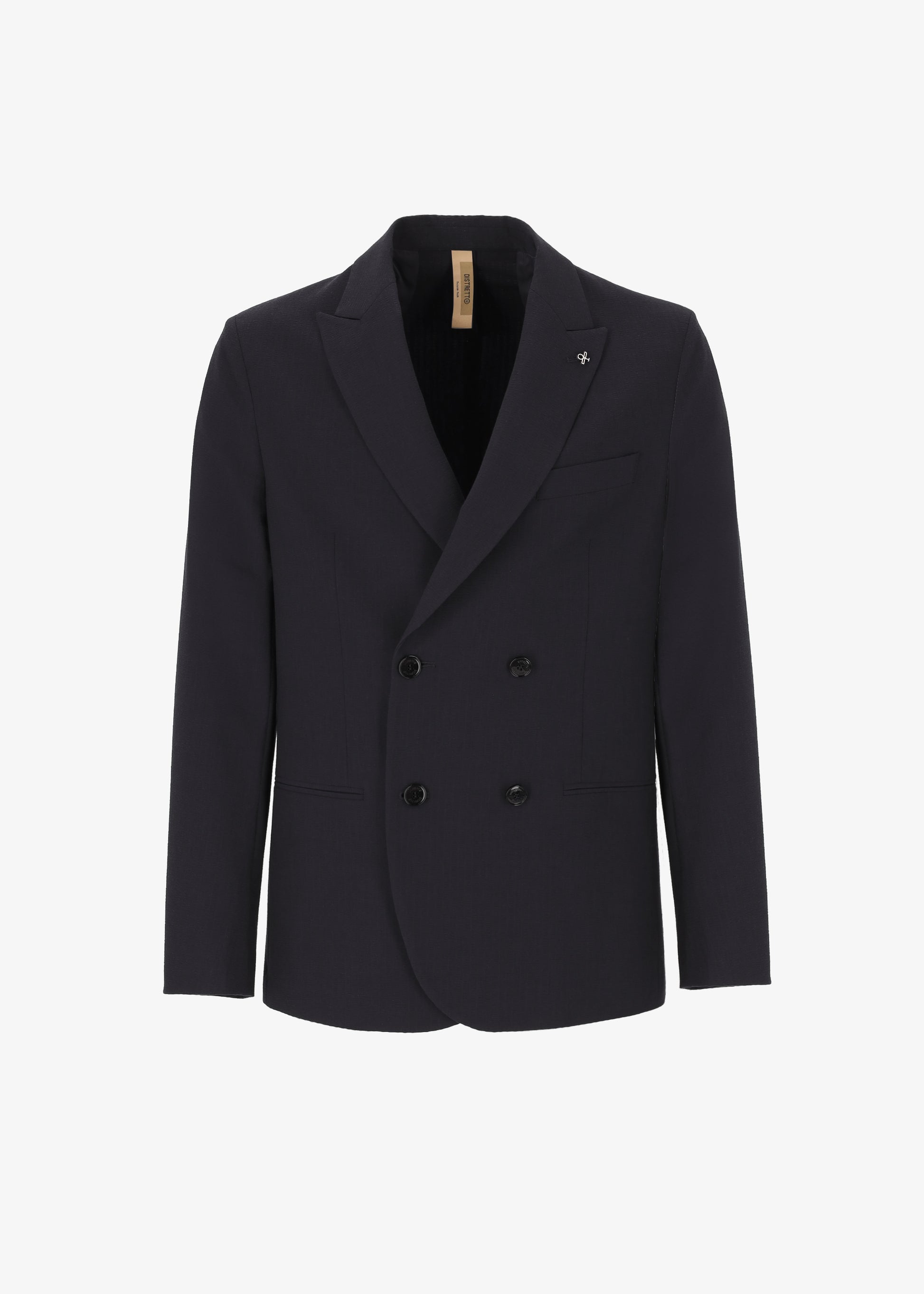Giacca Firenze Semi Sartoriale Doppiopetto in Tessuto a Righe - Capsule Tailor-Tech