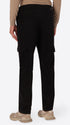 Cargo Leonardo Black Super-Comfort Velvet Trousers - Model Back View