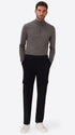 Cargo Leonardo Blue Super-Comfort Velvet Trousers - Model Full Body Shot
