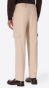 Cargo Leonardo Off White Super-Comfort Velvet Trousers - Model Back View