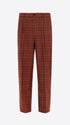 Distretto12 Ban Velazquez Mars Tartan Wool-Blend Trousers - Product Still Life