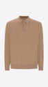 Distretto12 Perugino Dove Grey Technical Cotton-Blend Knit Polo - Product Still Life