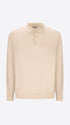 Distretto12 Perugino Off White Technical Cotton-Blend Knit Polo - Product Still Life