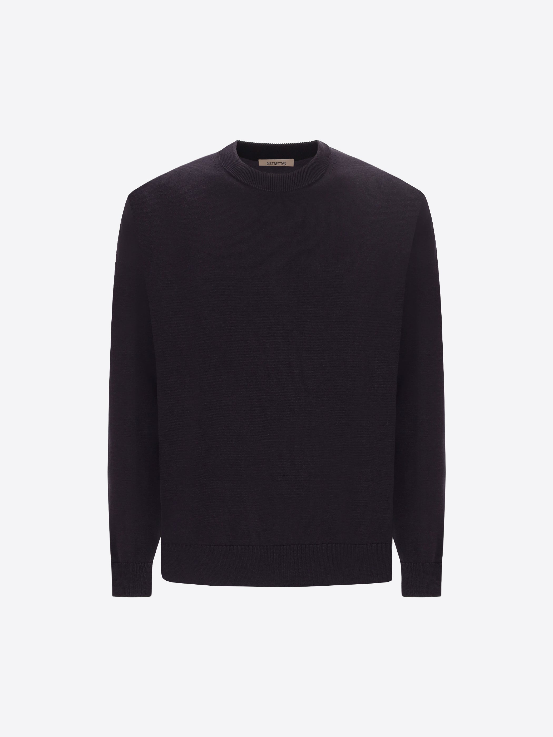 Distretto12 Blue Technical Cotton-Blend Sweater Perugino - Product Still Life