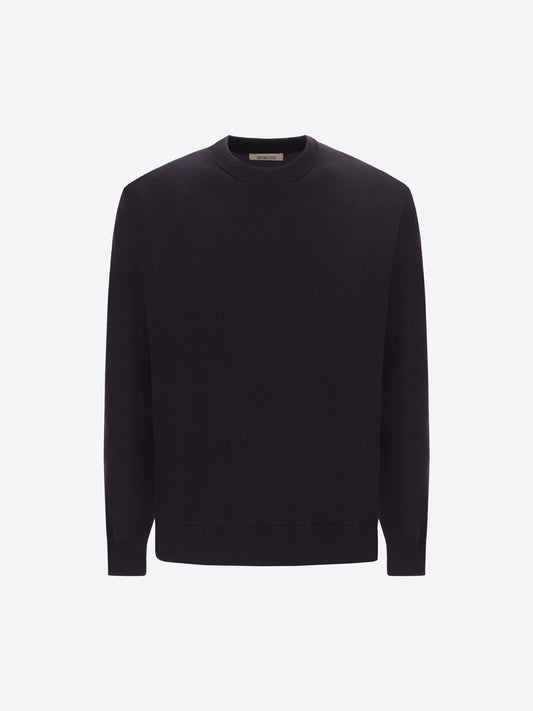 Distretto12 Blue Technical Cotton-Blend Sweater Perugino - Product Still Life