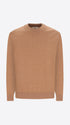 Distretto12 Camel Technical Cotton-Blend Turtleneck Sweater Perugino - Product Still Life
