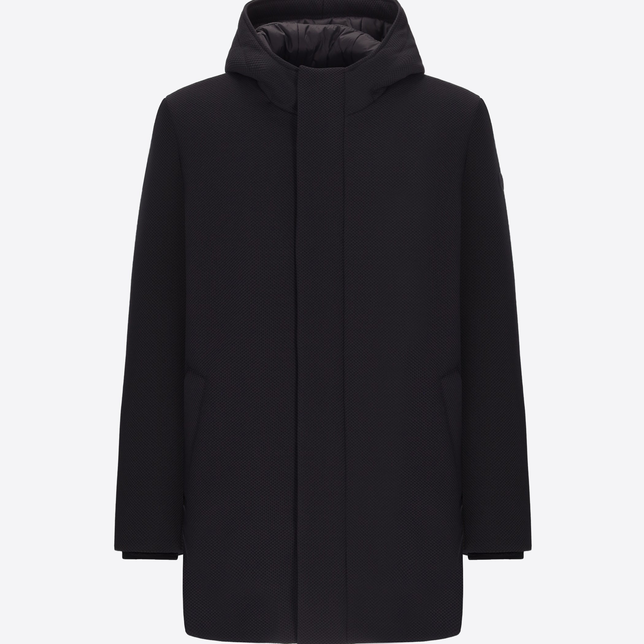 Parka Vinces in Tessuto Tecnico Effetto Piquet