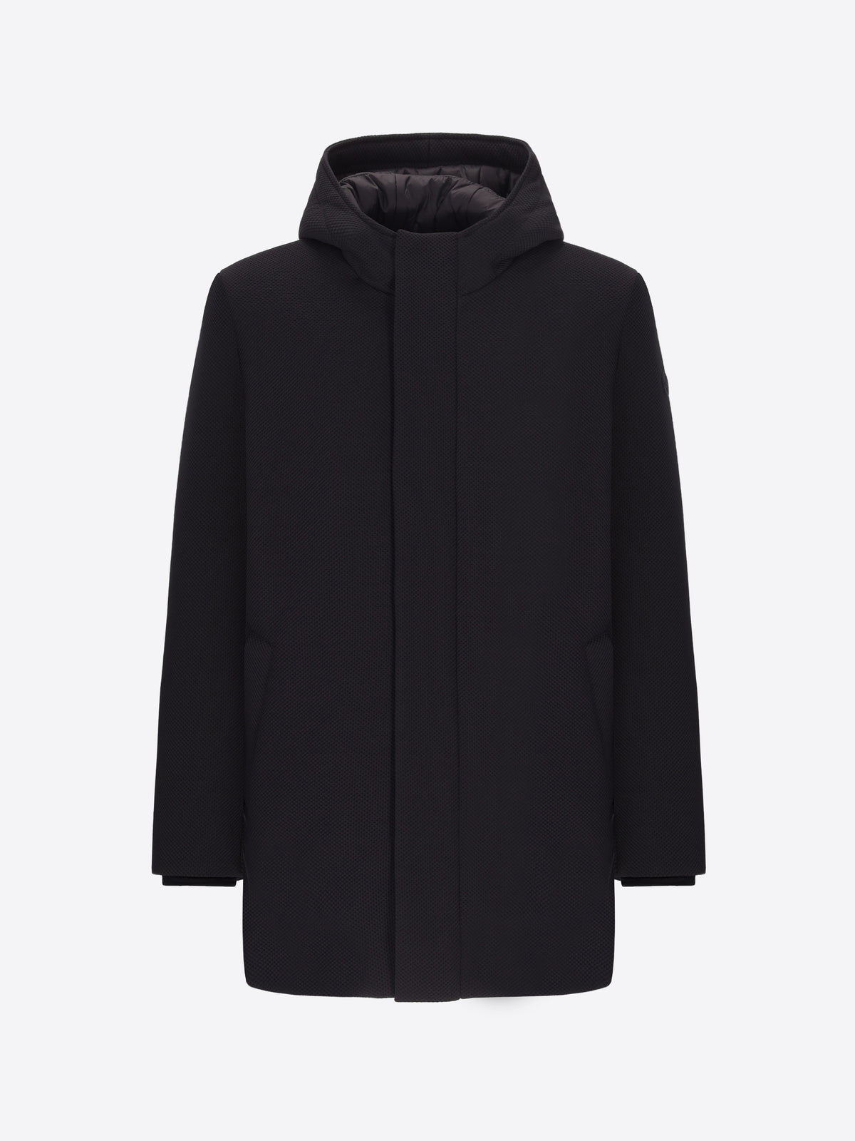 Parka Vinces in Tessuto Tecnico Effetto Piquet