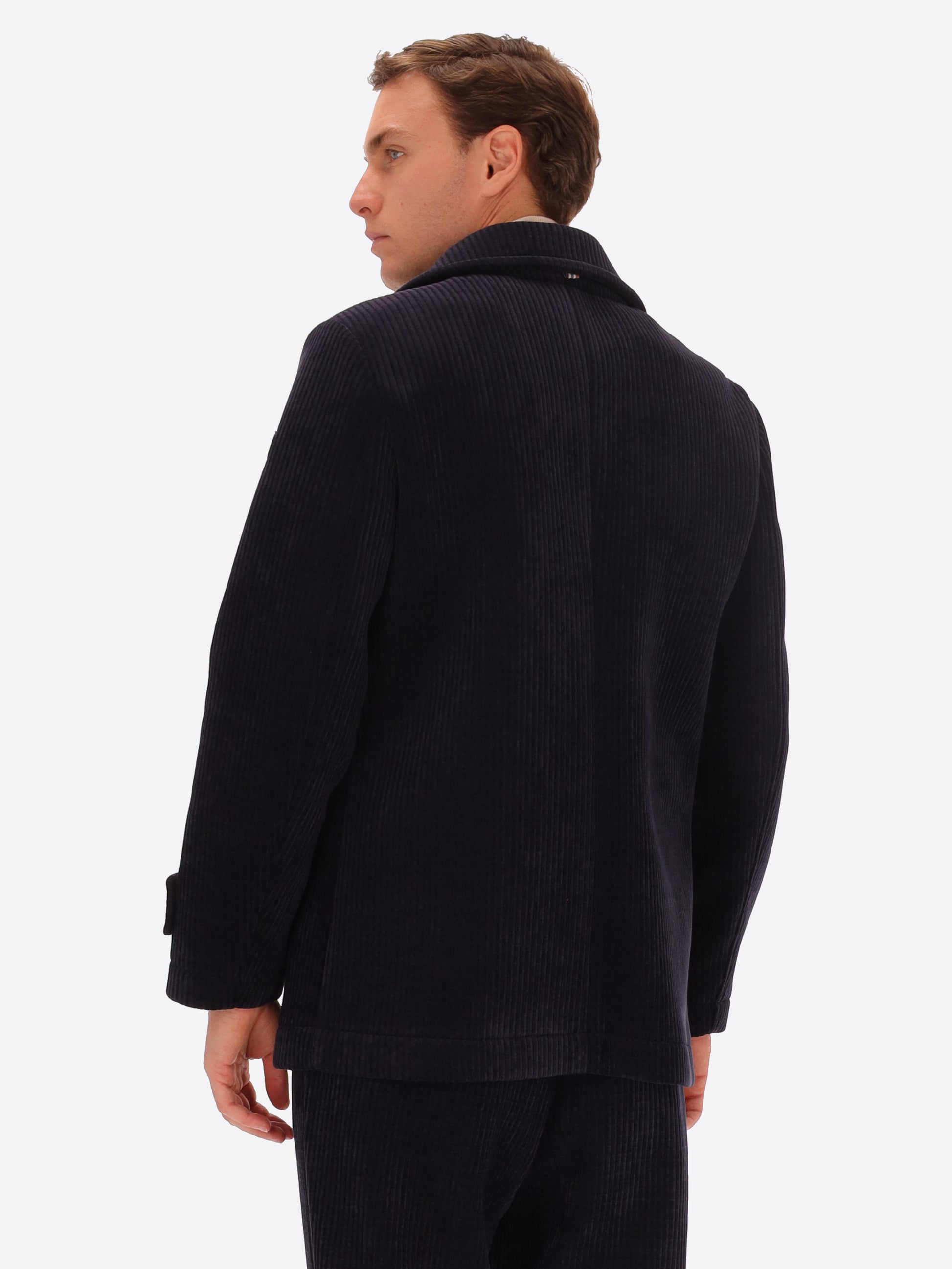 Velvet Chenille Peacoat Alba