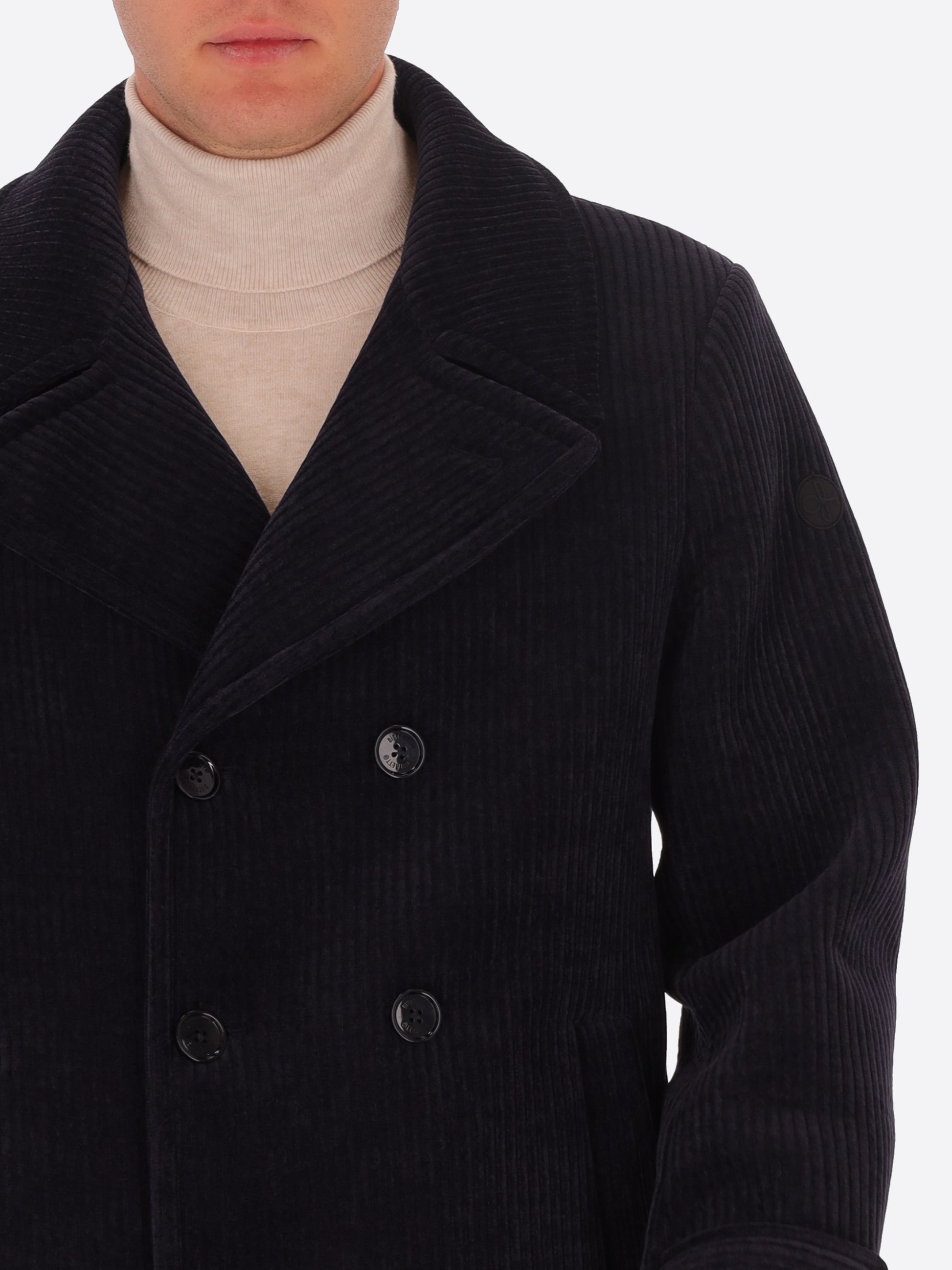 Velvet Chenille Peacoat Alba