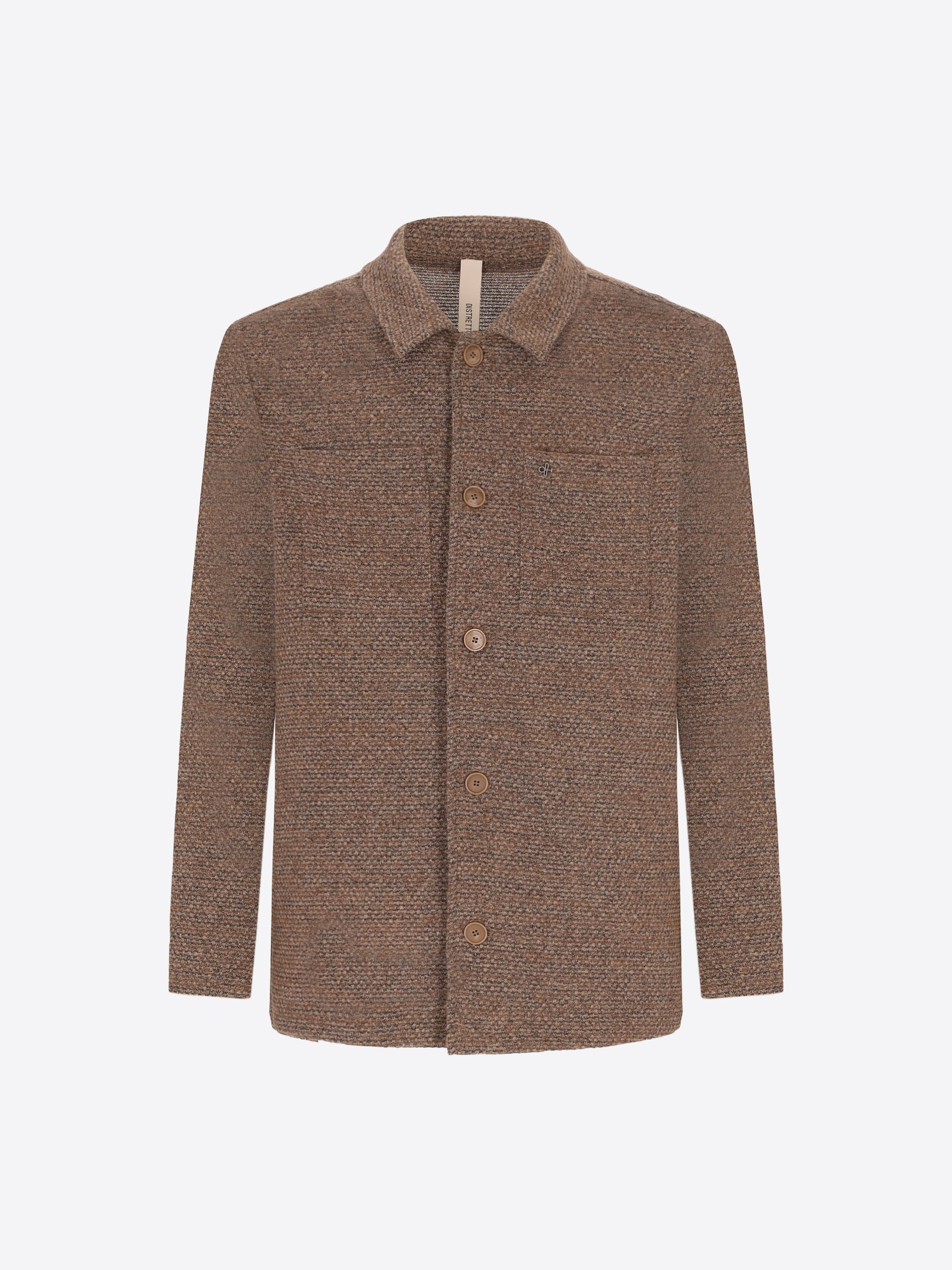 Distretto12 Pad Cacha Warm-Hand Super-Comfort Knit Shirt Jacket - Product Still Life