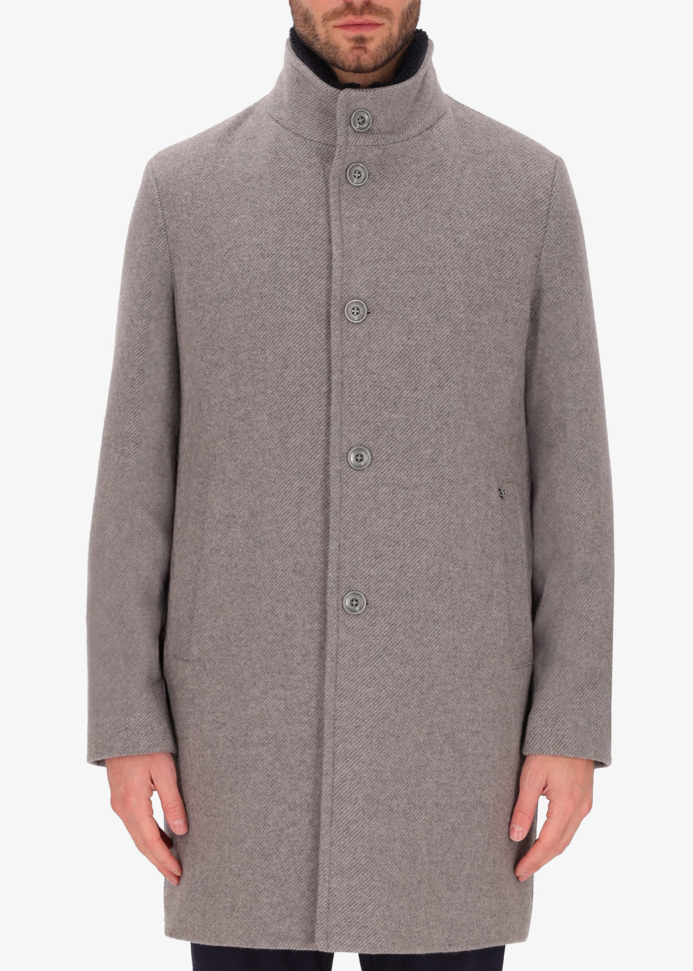 Cappotto Smith in Lana Gabardine Diagonale -  Capsule Eco Design Wool Blend12