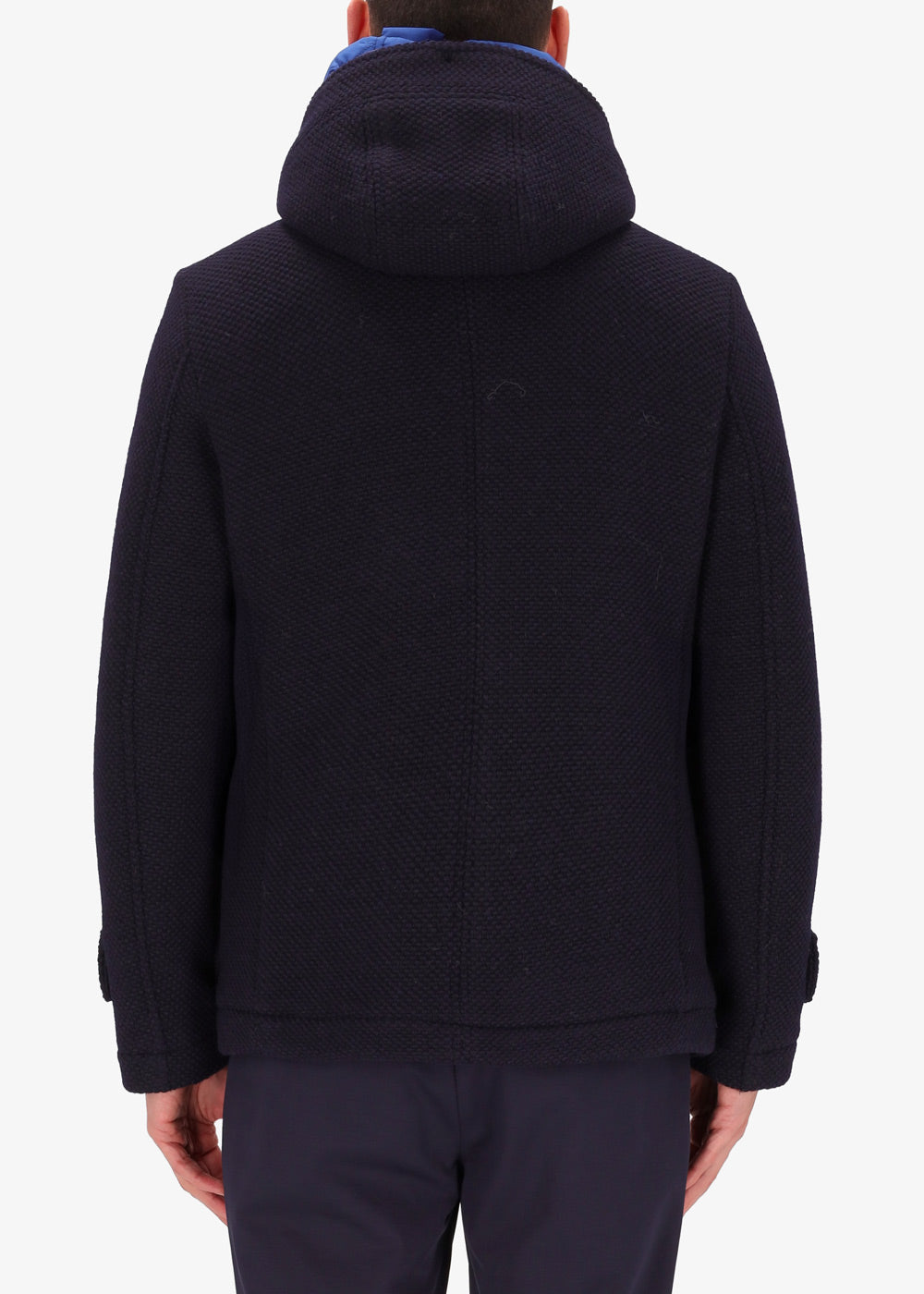Woll Piquet Jacke Blasius mit Kapuze Herausnehmbare Polsterung