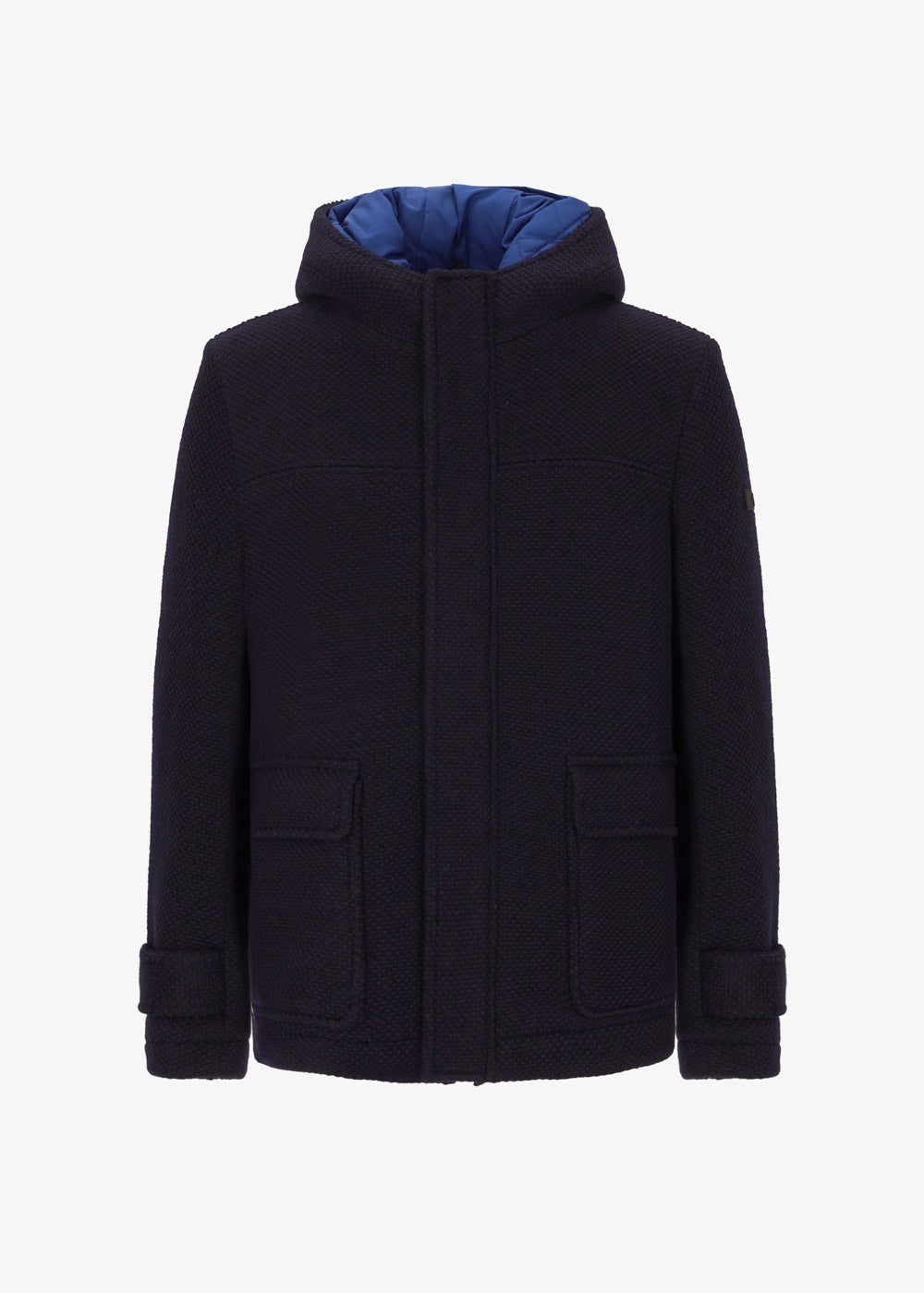 Woll Piquet Jacke Blasius mit Kapuze Herausnehmbare Polsterung
