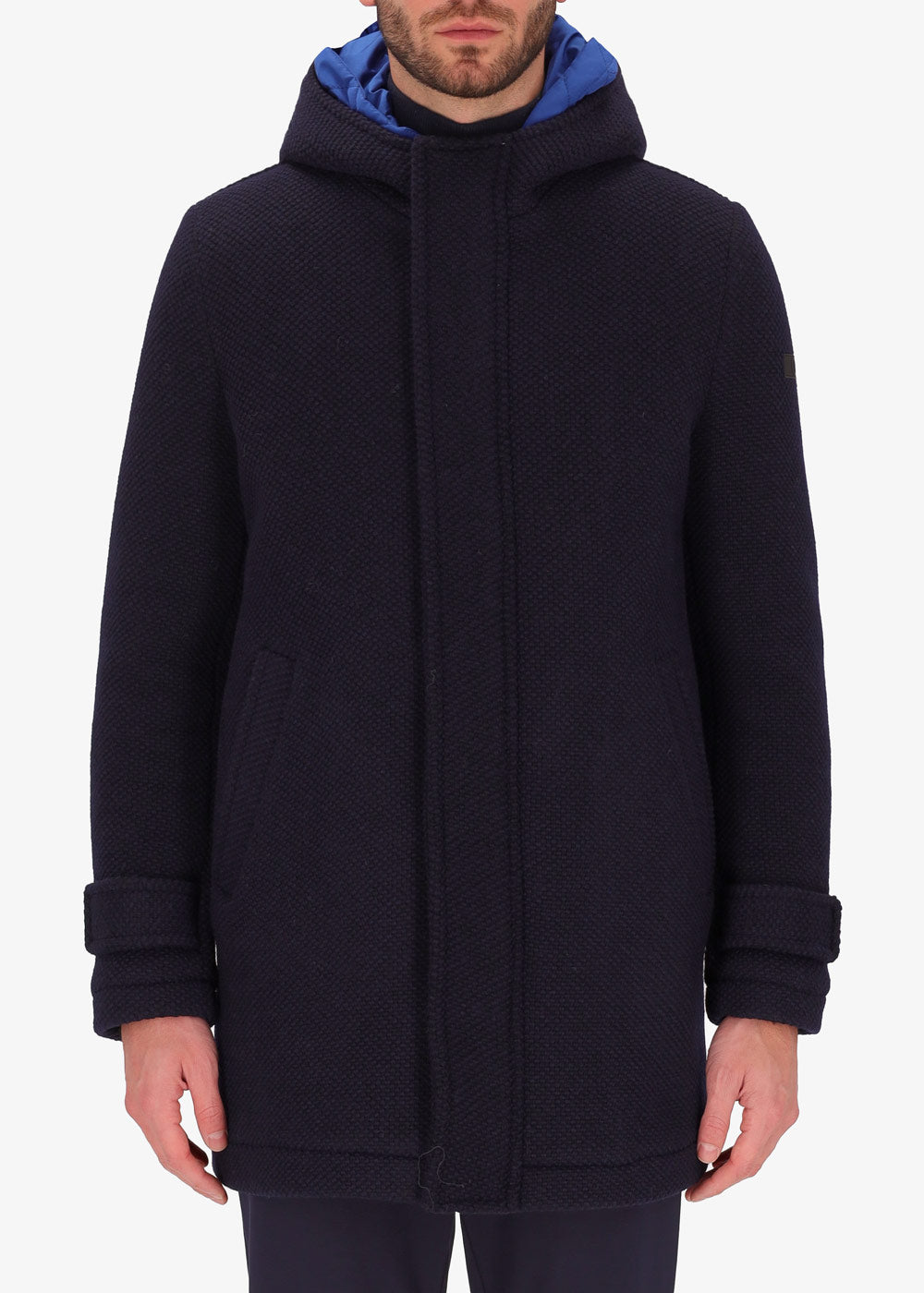 Piquet-Parka Blasius aus Wolle mit abnehmbarer Kapuze