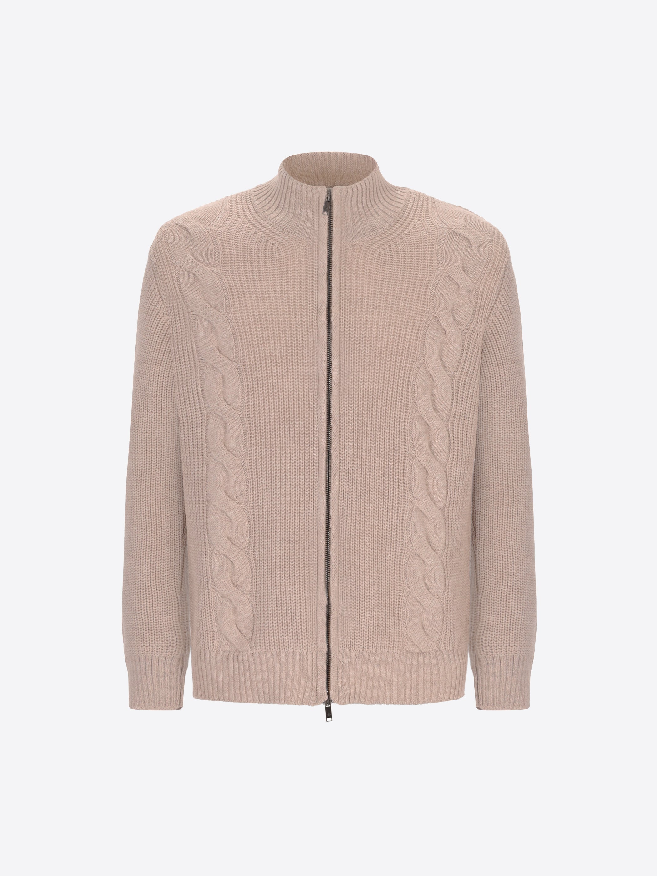 Distretto12 Giotto Cacha Wool-Blend Cable-Knit Cardigan - Product Still Life