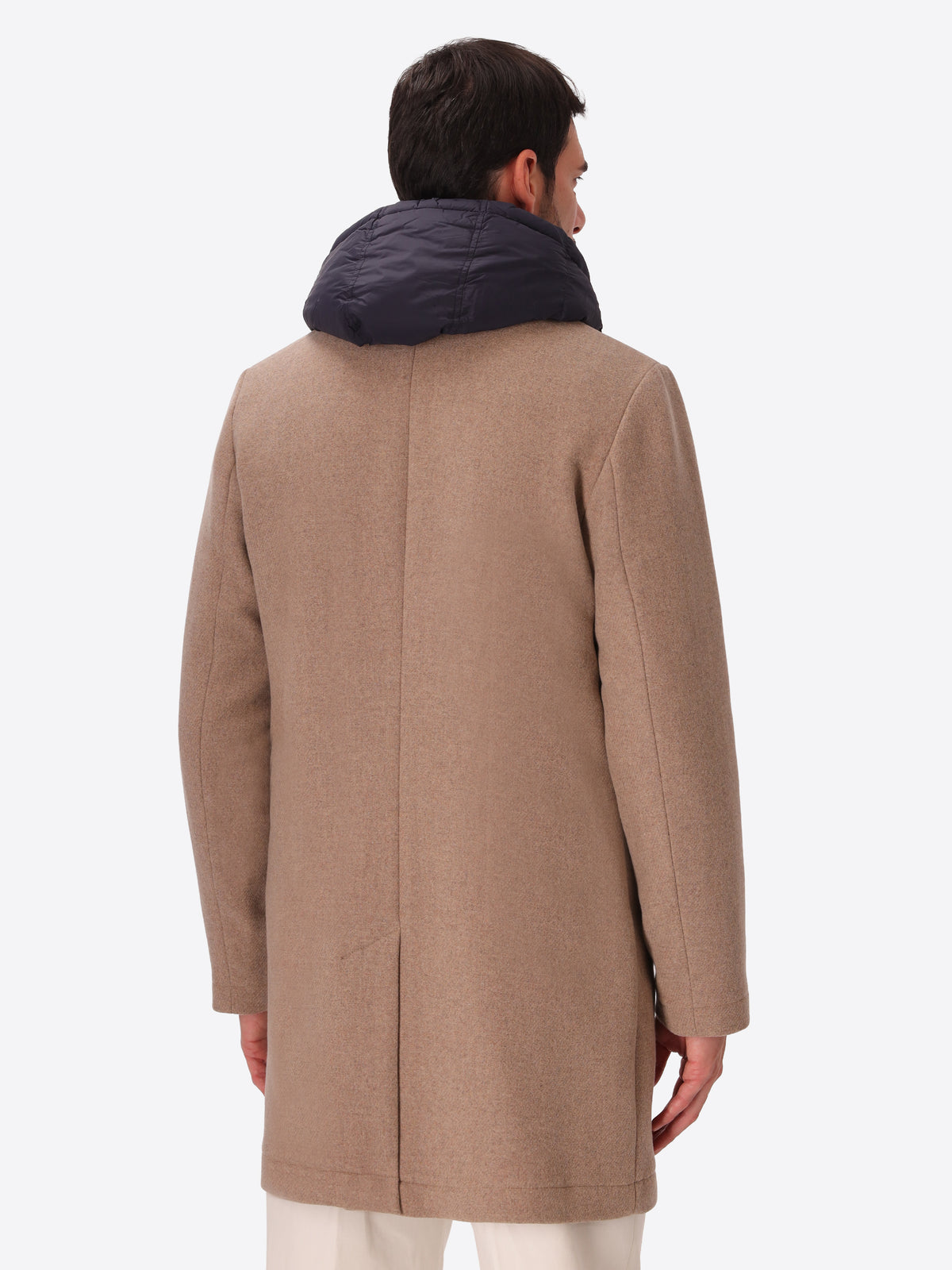 Wool-Blend Coat Miró with Detachable Bib