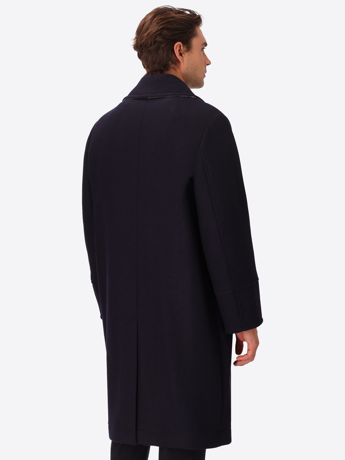 Cappotto Doppiopetto Oversize Miró in Panno Misto Lana