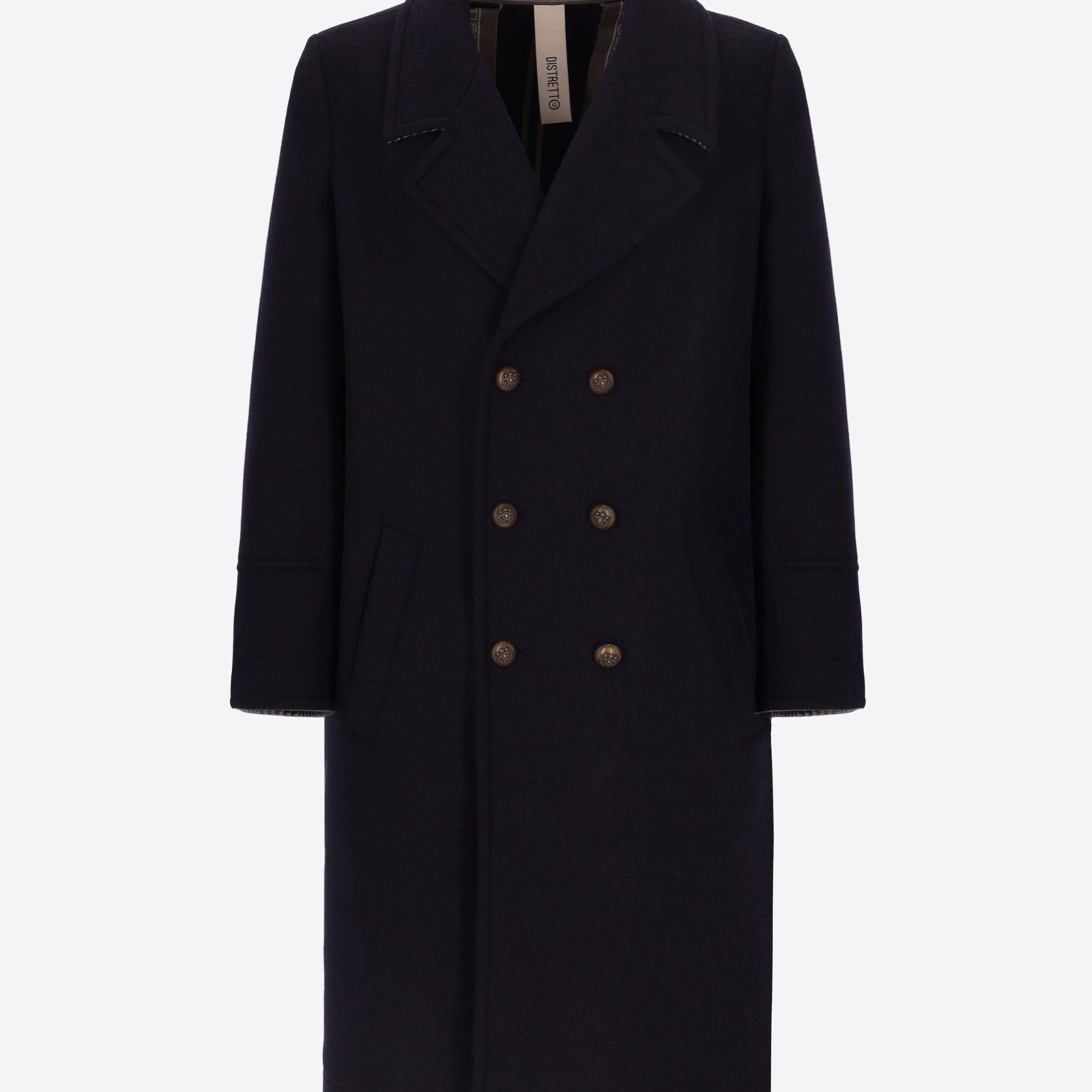 Cappotto Doppiopetto Oversize Miró in Panno Misto Lana