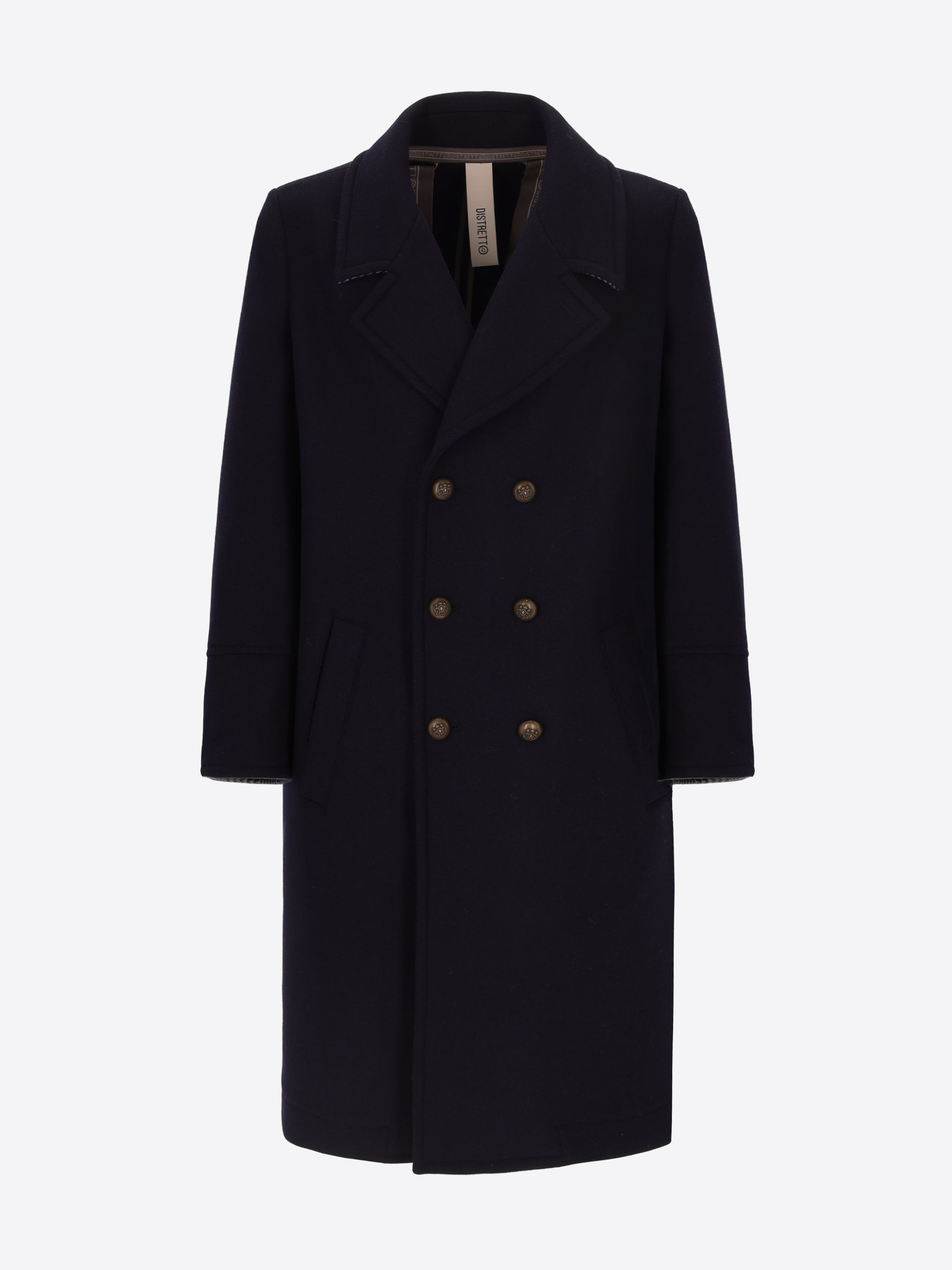 Cappotto Doppiopetto Oversize Miró in Panno Misto Lana
