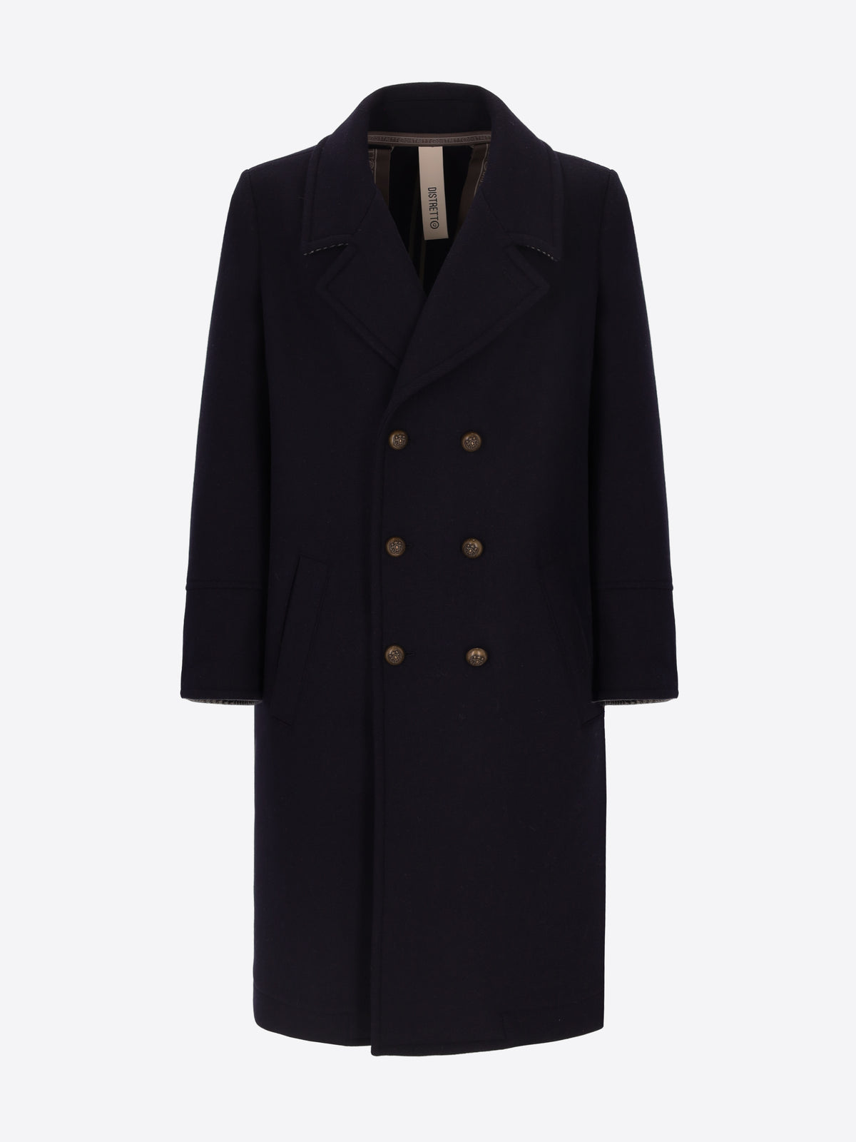 Cappotto Doppiopetto Oversize Miró in Panno Misto Lana