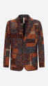 Distretto12 Boccioni Mars Wool-Blend Patchwork Jacket - Product Still Life