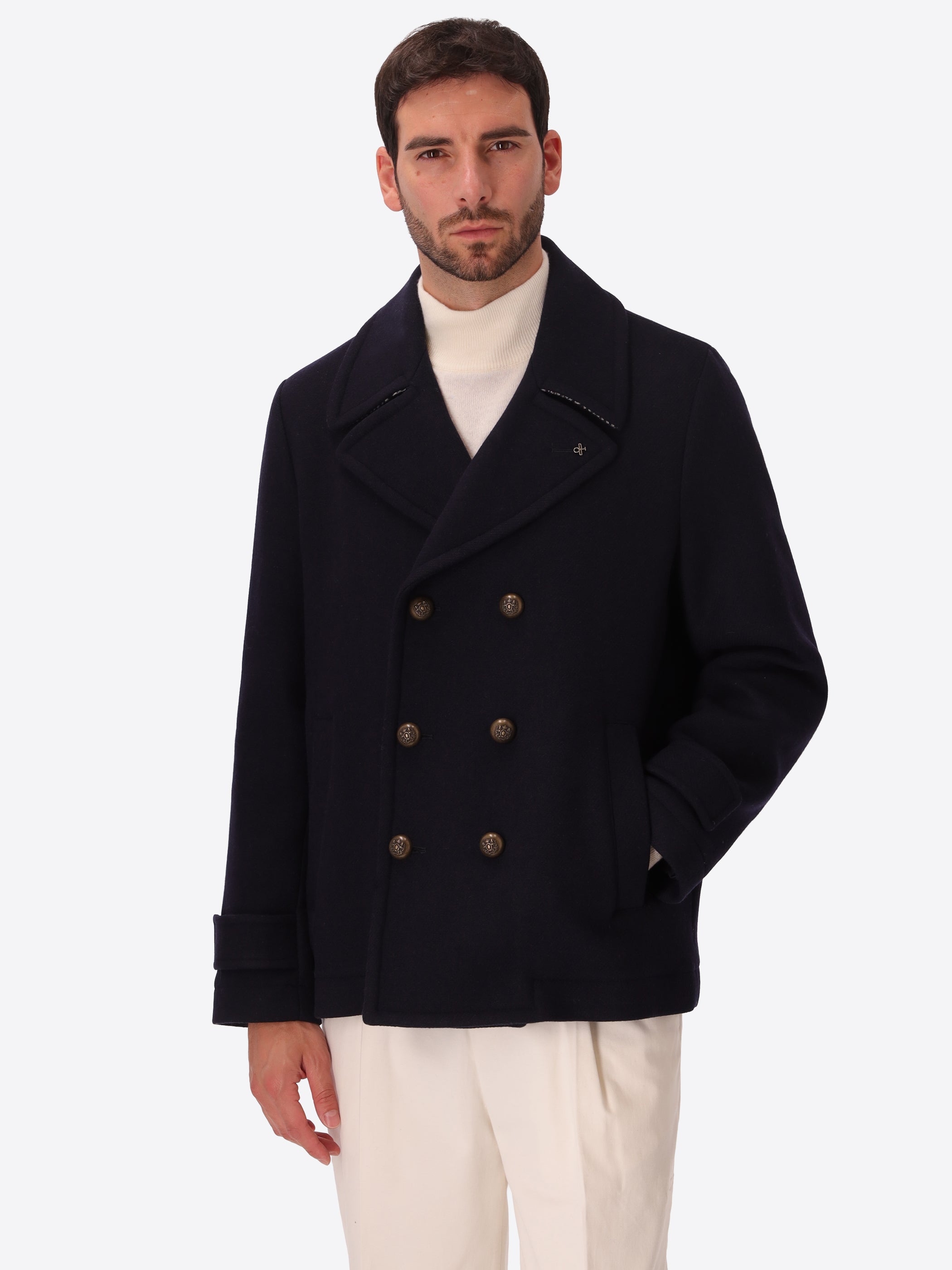 Wool-Blend Peacoat Miró