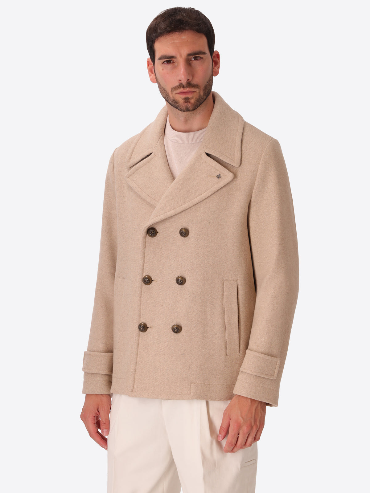 Wool-Blend Peacoat Miró