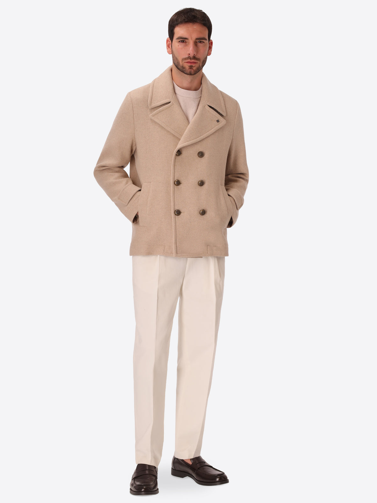 Wool-Blend Peacoat Miró
