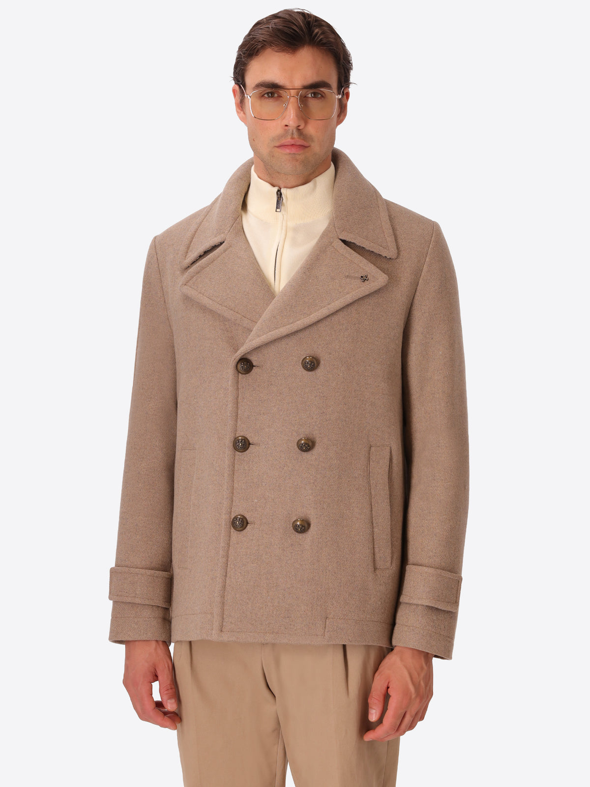 Wool-Blend Peacoat Miró