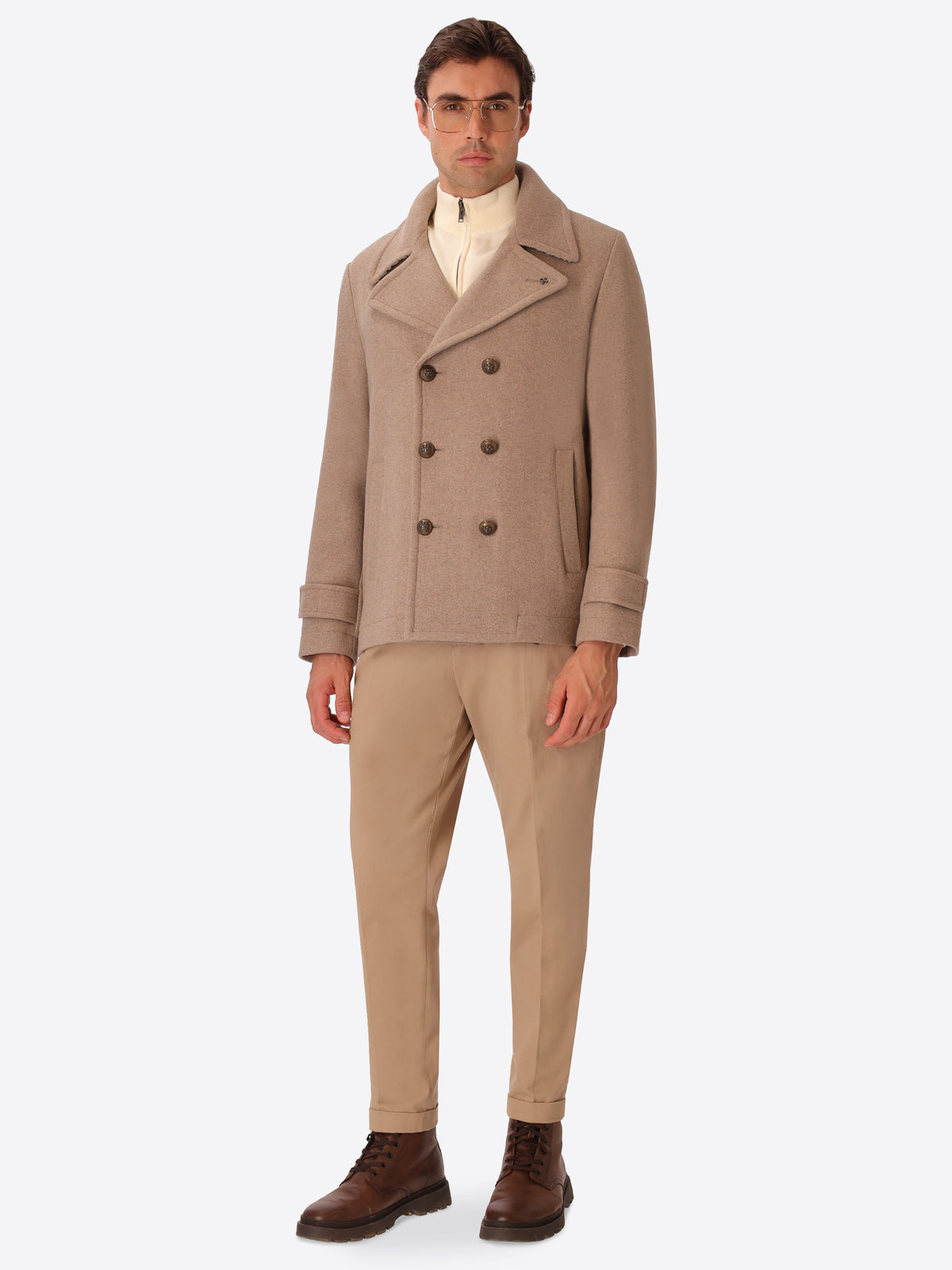 Wool-Blend Peacoat Miró