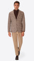 Dechirico Cacha Wool-Blend Prince-Of-Wales Check Jacket - Model Full Body Shot