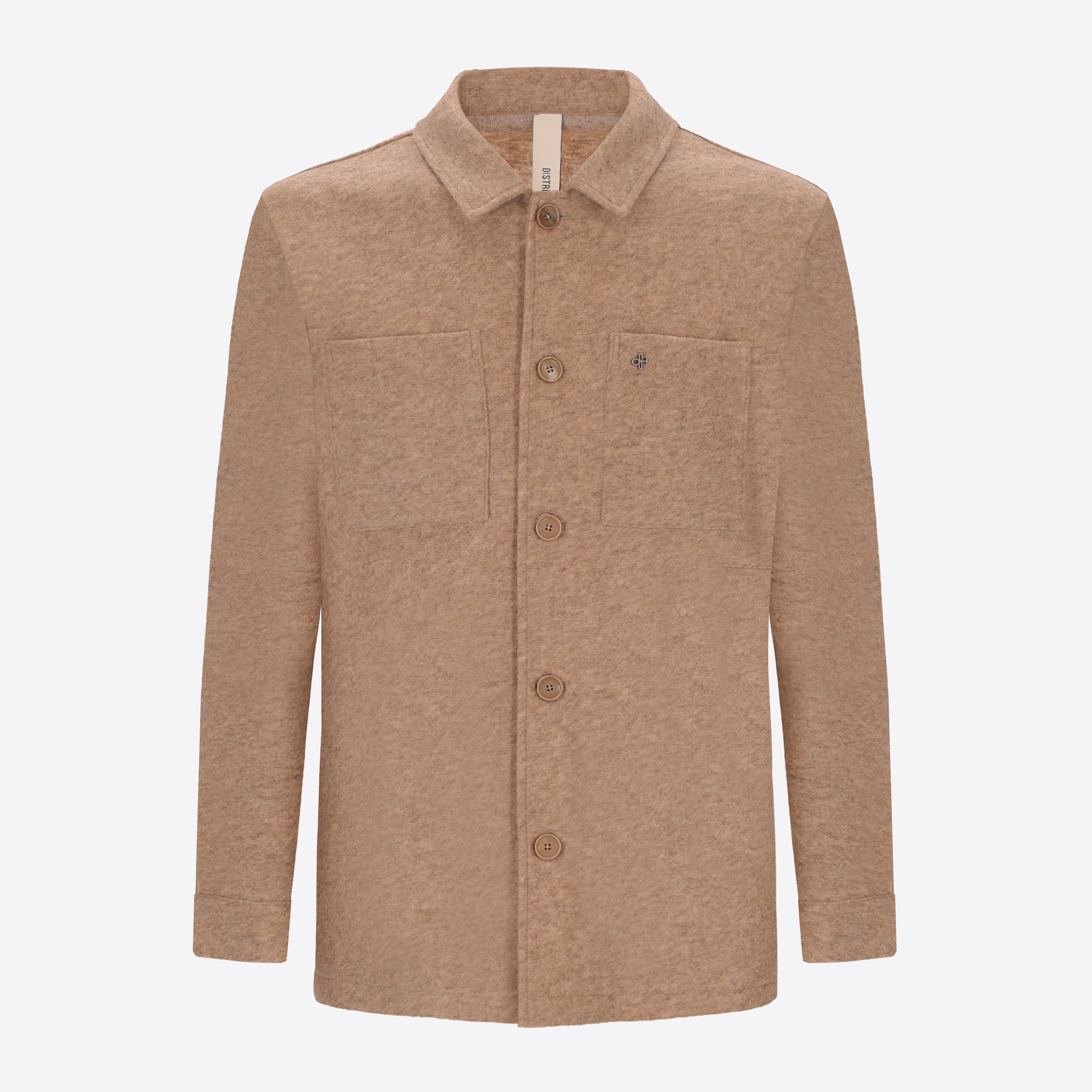 Distretto12 Isaia Cacha Wool-Blend Shirt Jacket - Product Still Life
