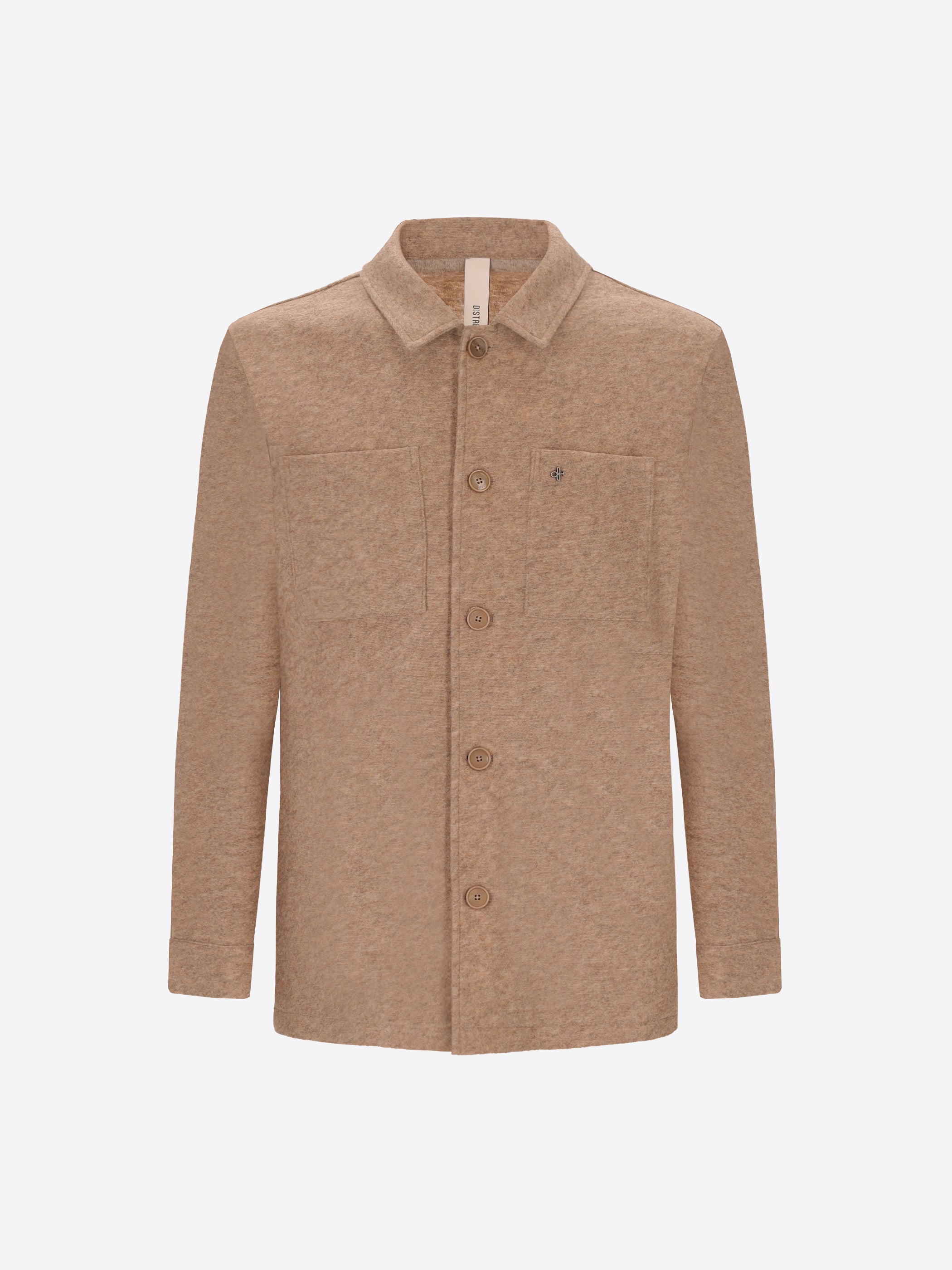 Distretto12 Isaia Cacha Wool-Blend Shirt Jacket - Product Still Life