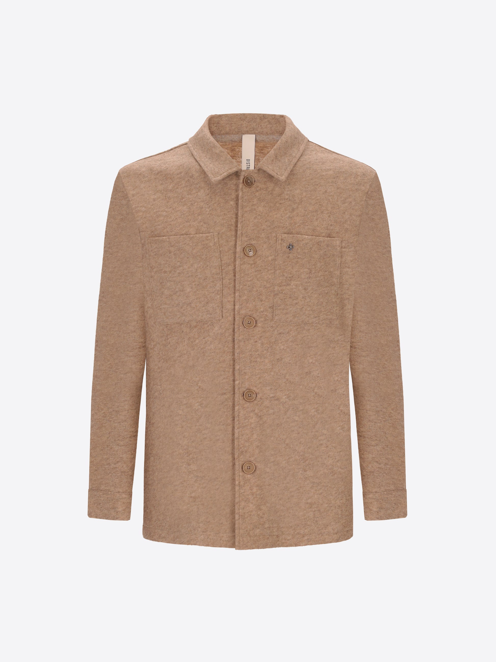 Distretto12 Isaia Cacha Wool-Blend Shirt Jacket - Product Still Life