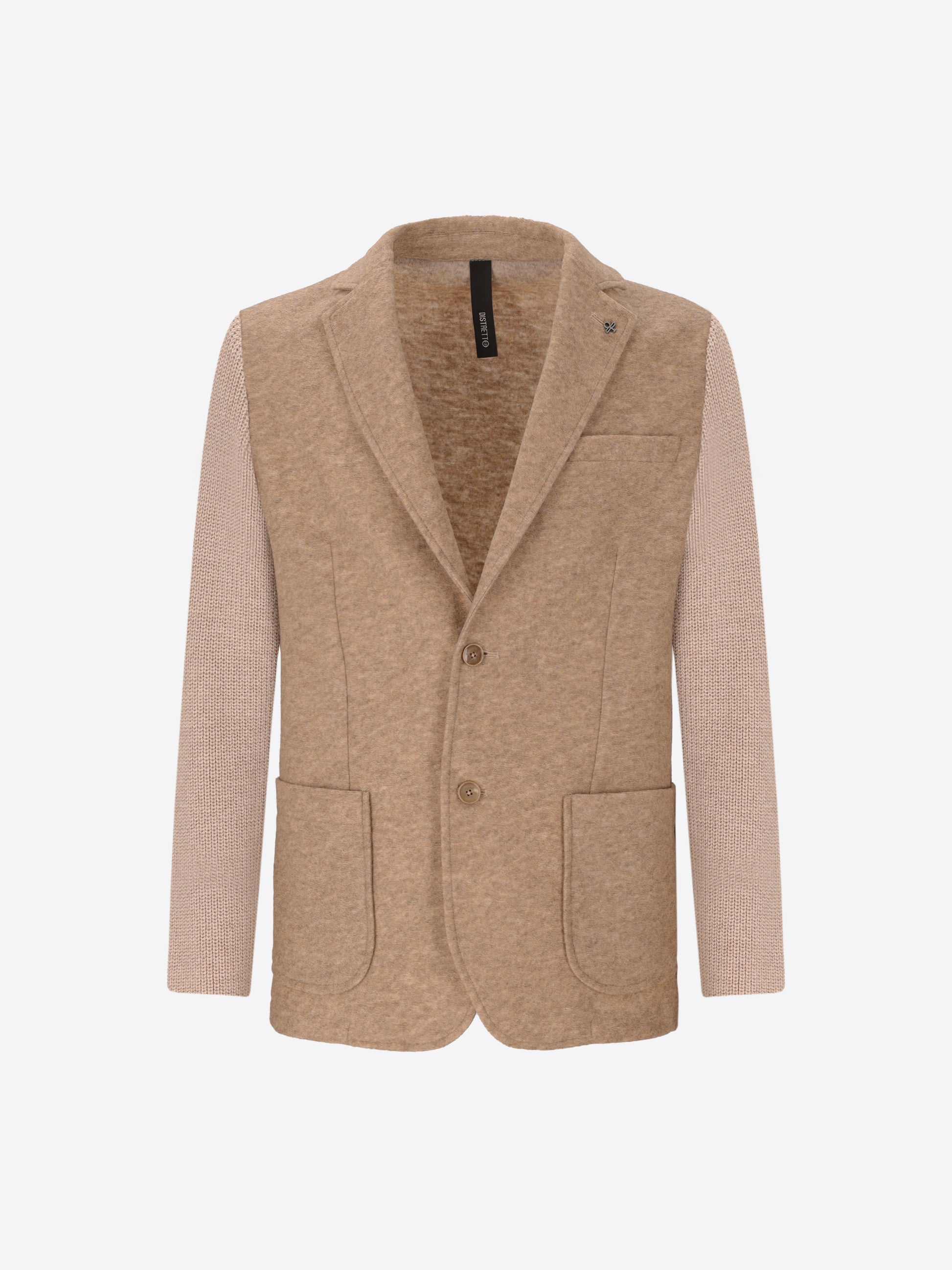 Woll-Mix mit Strickärmeln-Jacke Regent