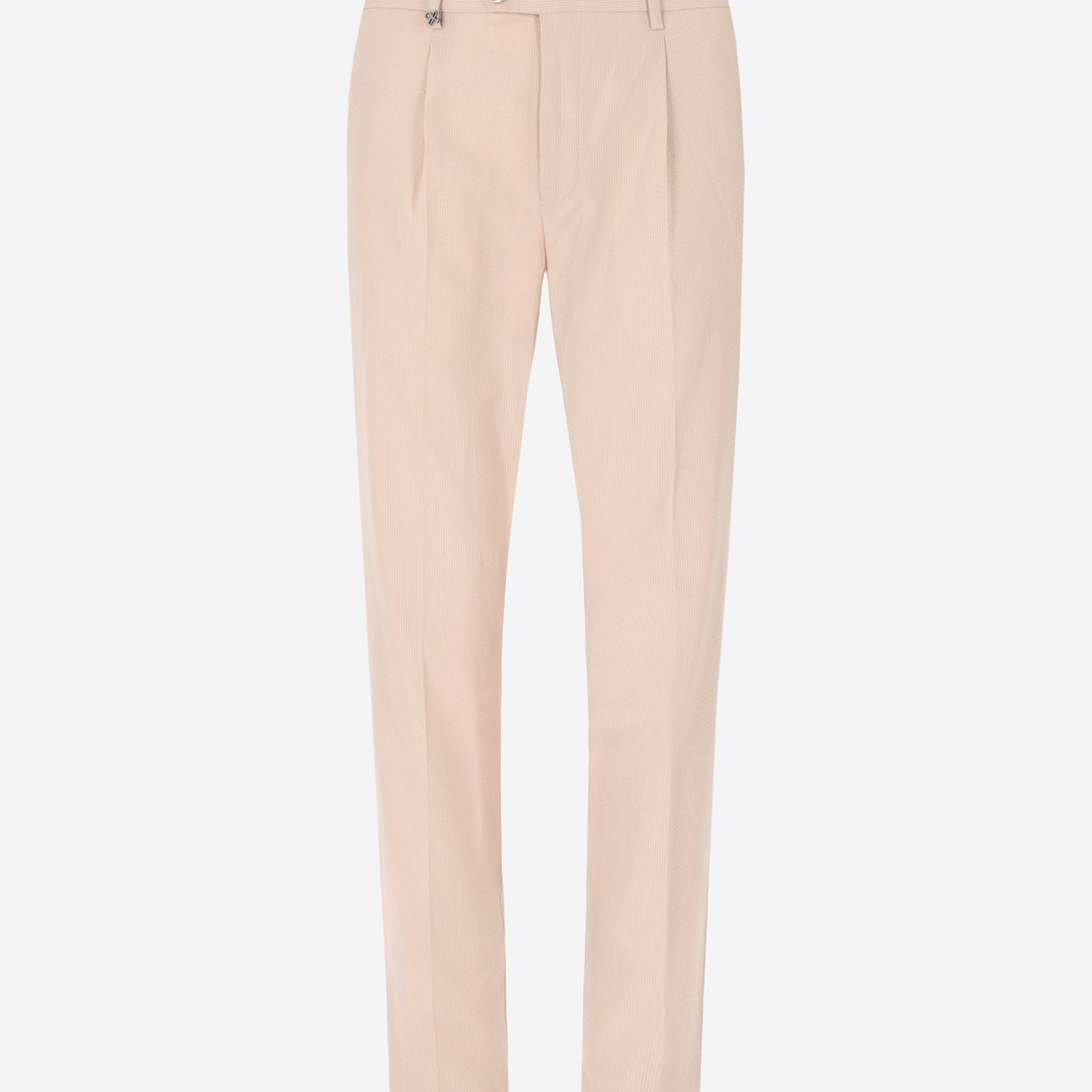 Arezzo Tailoring-Hose Carrot Fit Mit Bundfalte Aus Super-Comfort Feinstruktur-Streifen-Gewebe