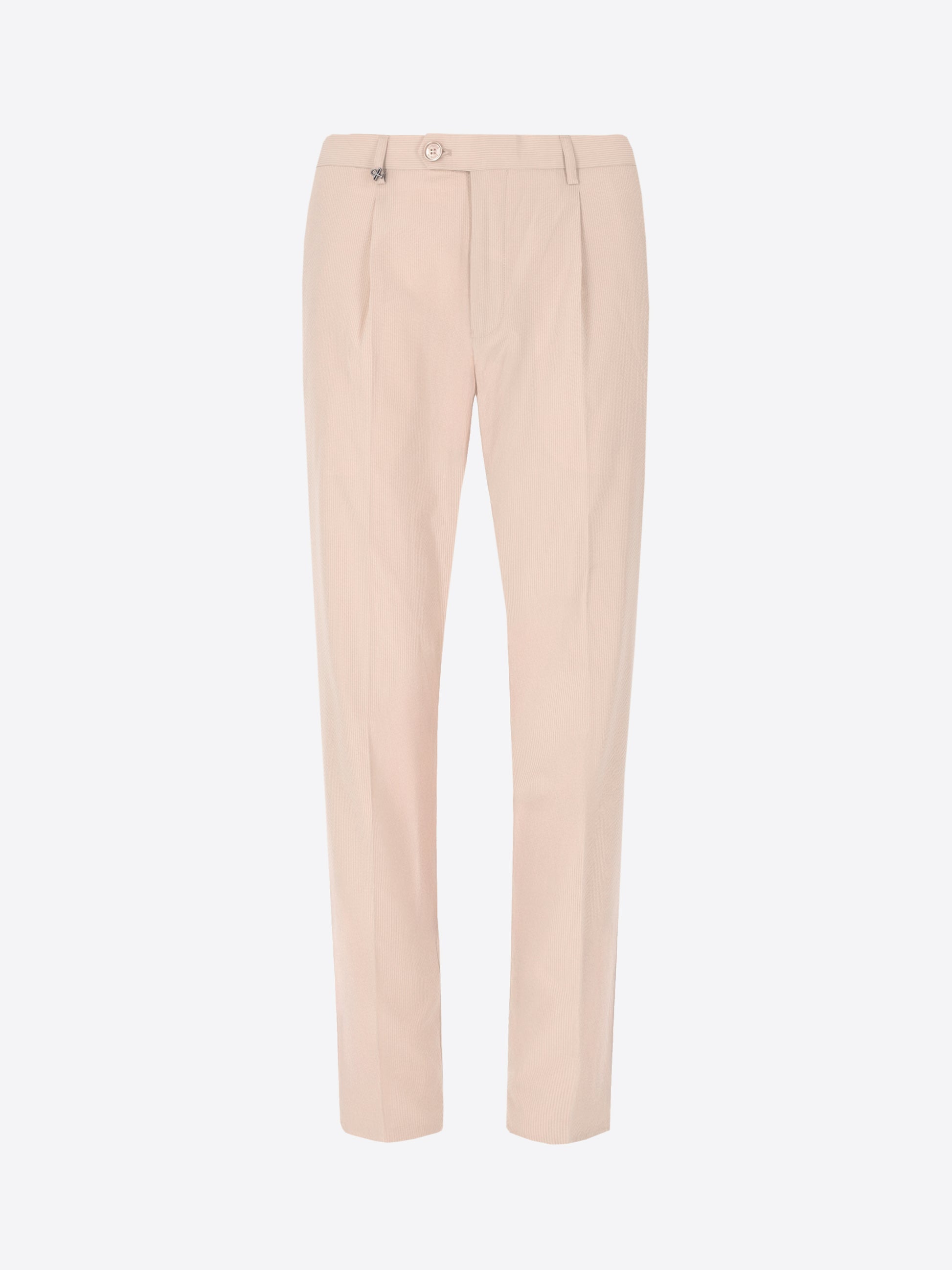 Arezzo Tailoring-Hose Carrot Fit Mit Bundfalte Aus Super-Comfort Feinstruktur-Streifen-Gewebe