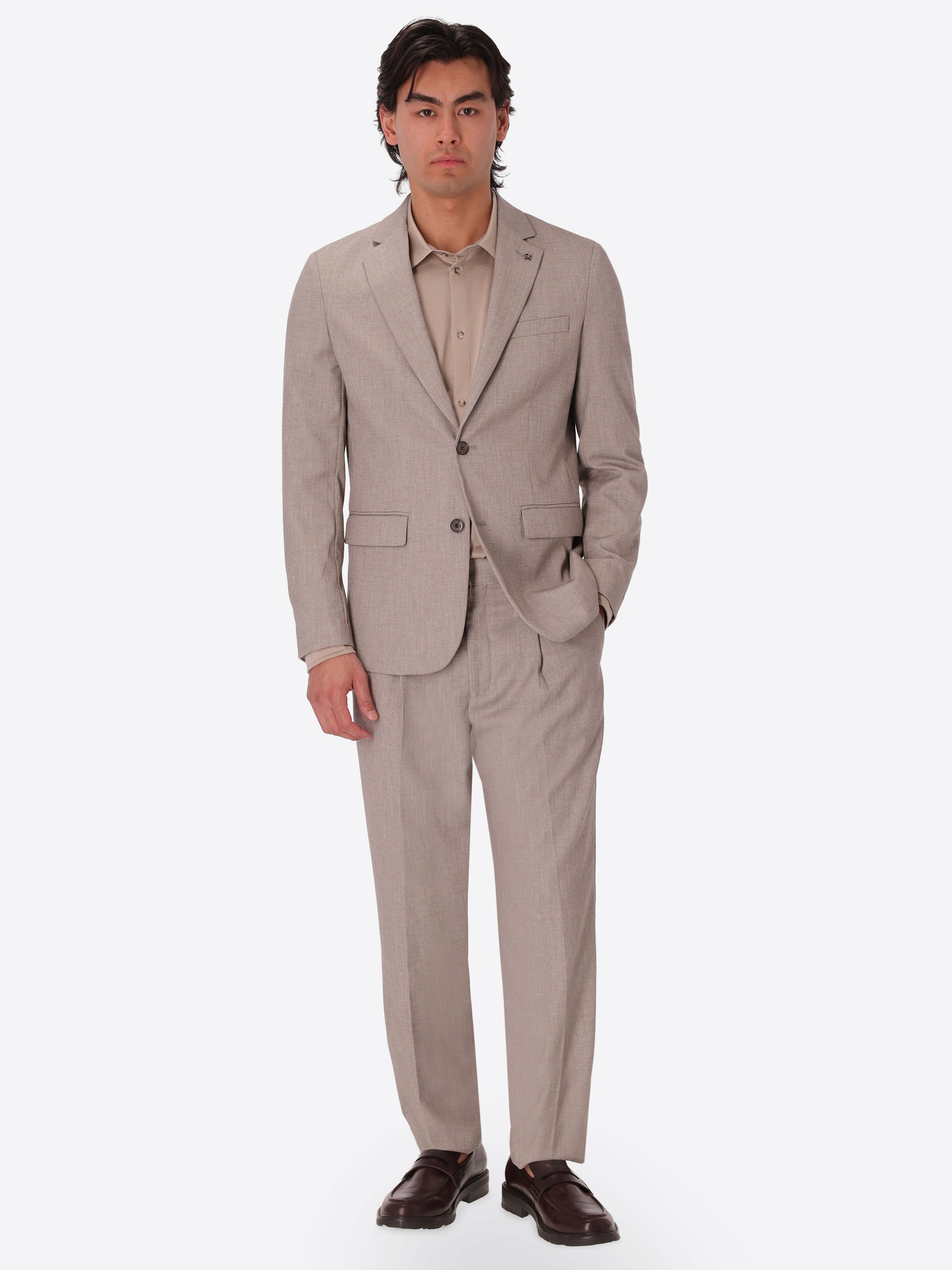 Giacca Tailoring Acanto in Tessuto Melange Misto Viscosa